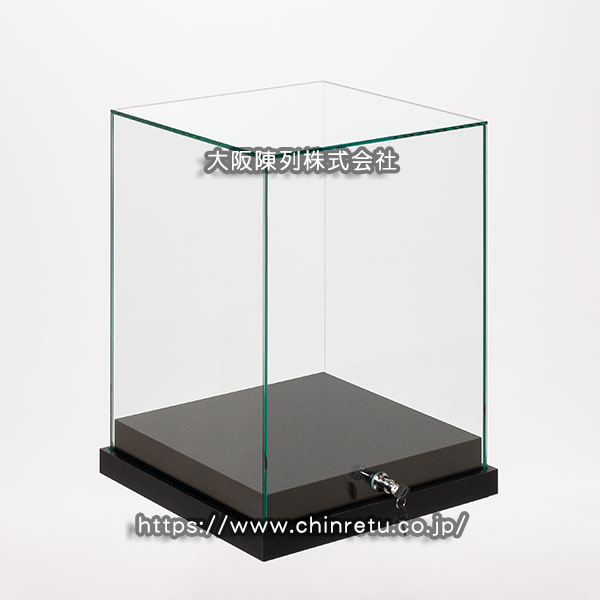 当社オリジナル/施錠可能ガラスカバー方式卓上ショーケース