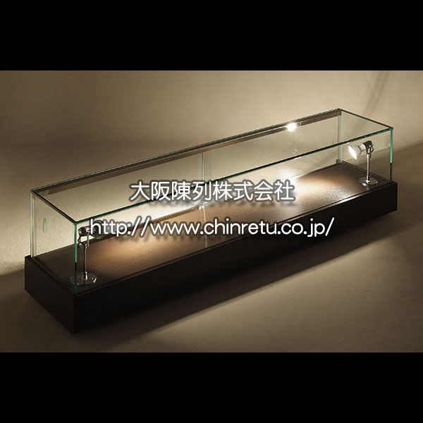 激安通販特集！ 残り1点 FAMILIARⅡ しゃくり 鍵＆LED照明付 ガラスショーケース 机